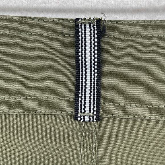 LAIRD Pants Mens 34 Performance Hiking Ankle Zip Drawstring Cotton Blend Green - Picture 9 of 16